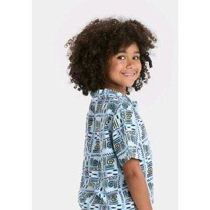 Netflix Stranger Things Demogorgon Blouse Button Up Short Sleeve Kids Shirt 7